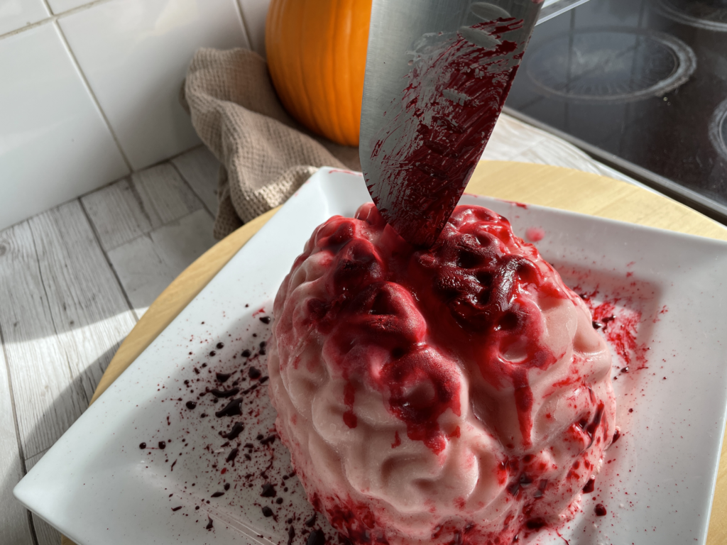 Halloween Jello Brain Dessert