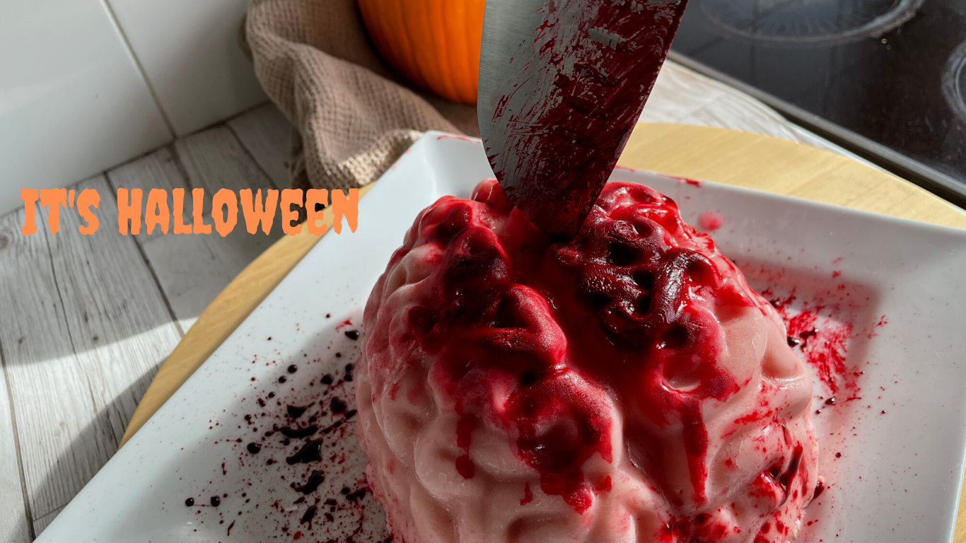 Halloween Jello Brain Dessert