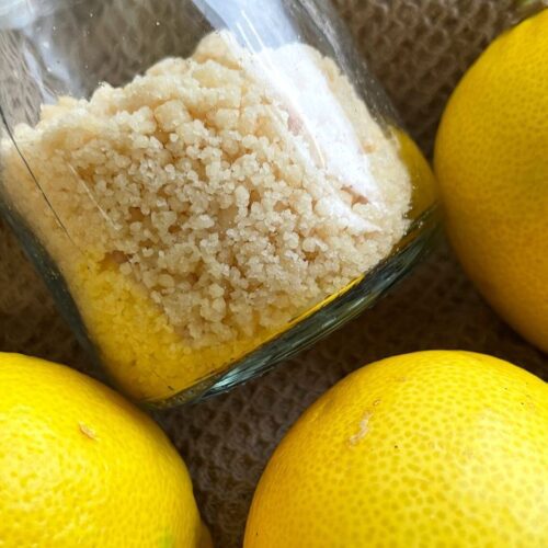 Lemon salt