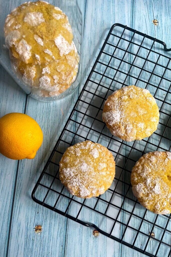 Lemon Crinkle Cookie Recipe