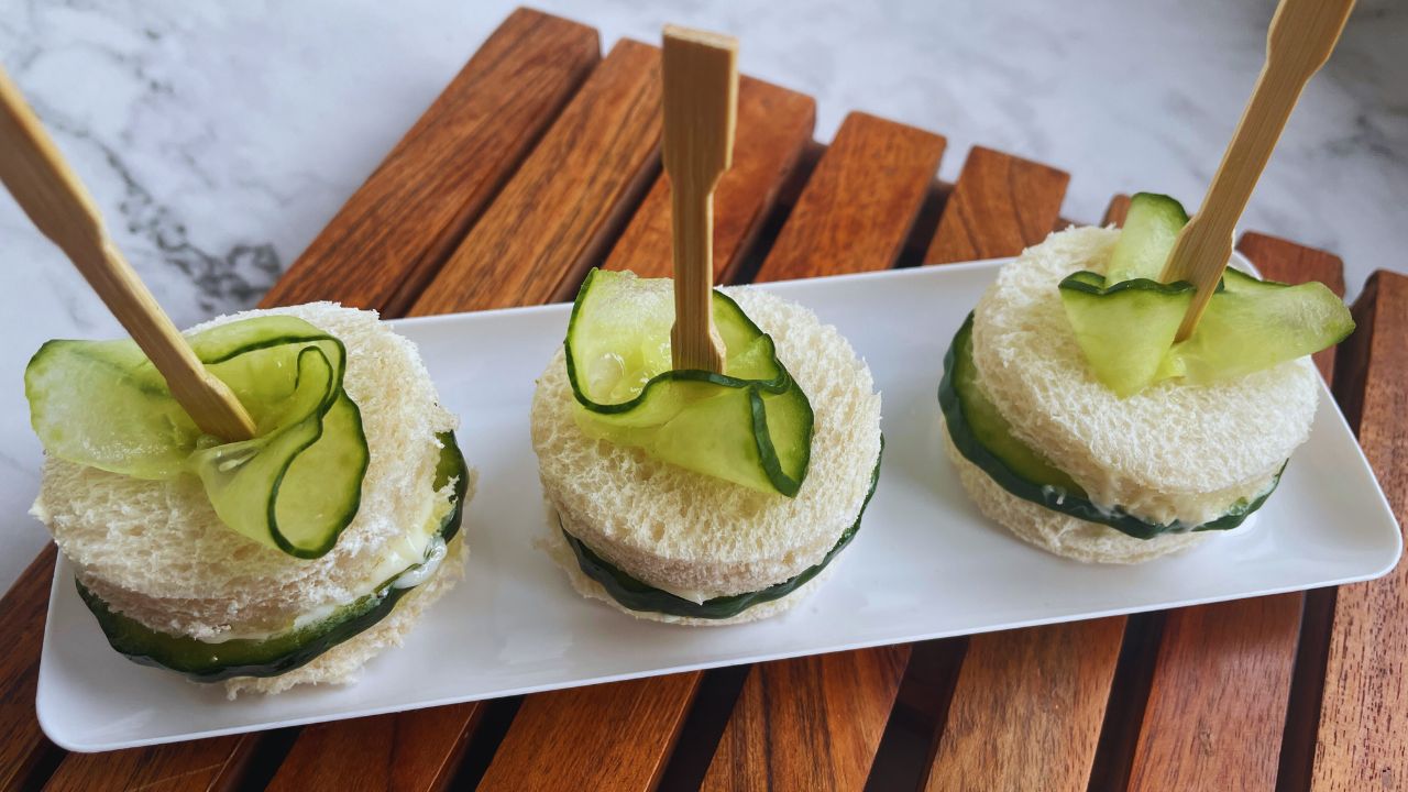 Cucumber Canapes Party Appetizers