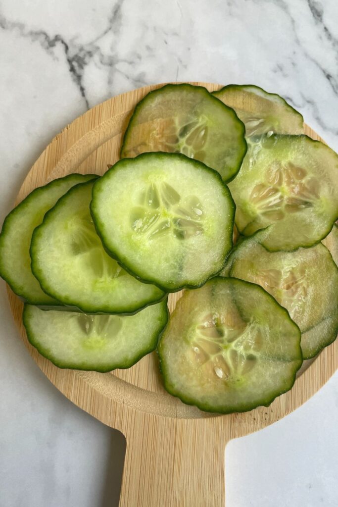 Cucumber Canapes Party Appetizers