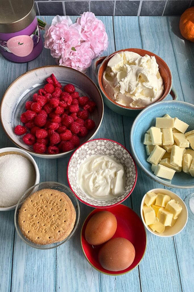 Raspberry Cheesecake Ingredients List