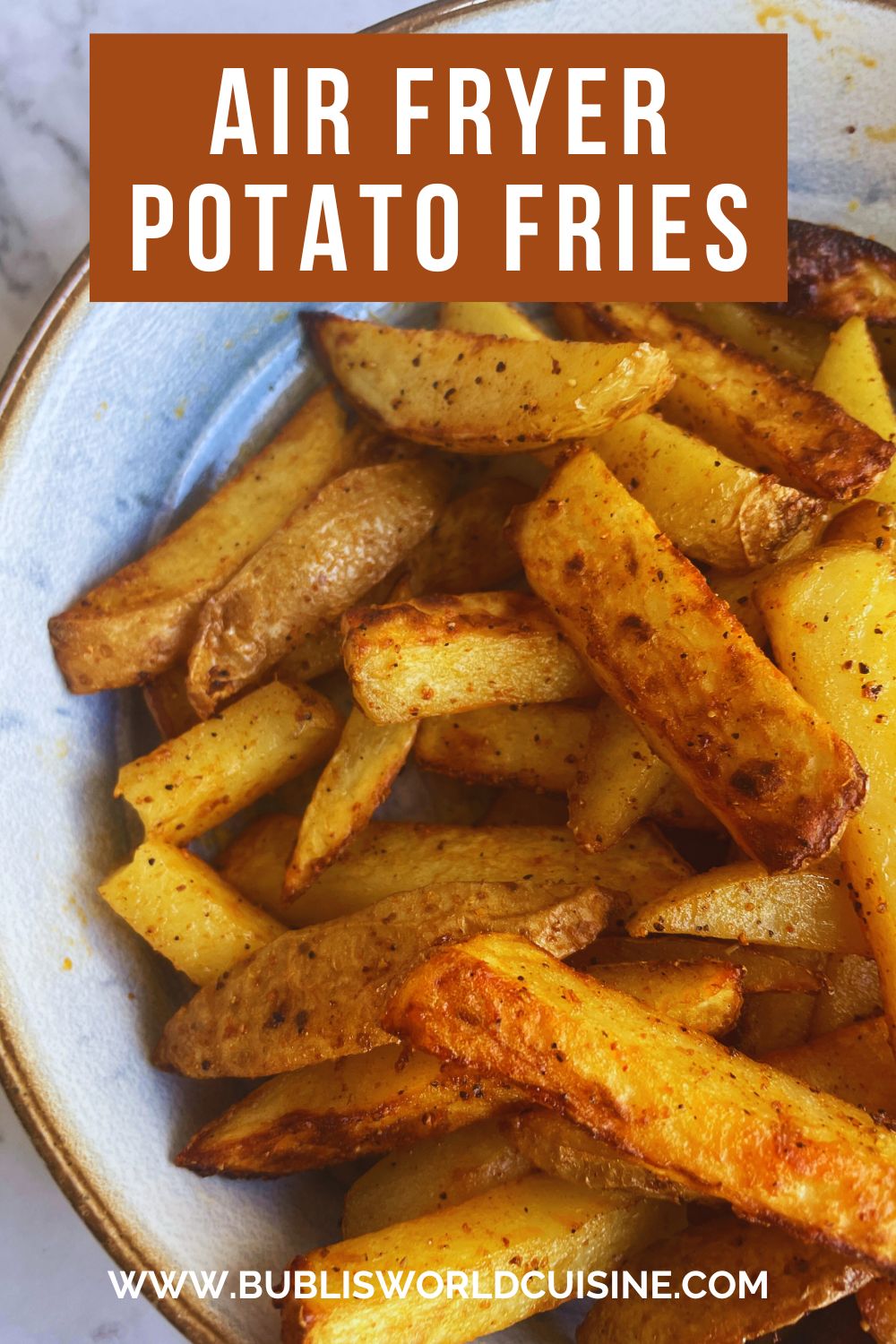 Air Fryer Potato Fries Recipe Ready in just 20 Minutes | | Bubli's ...