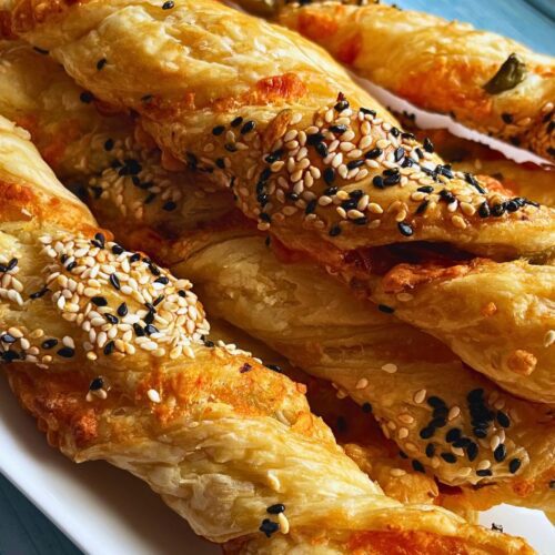 Savory Puff Pastry Twists