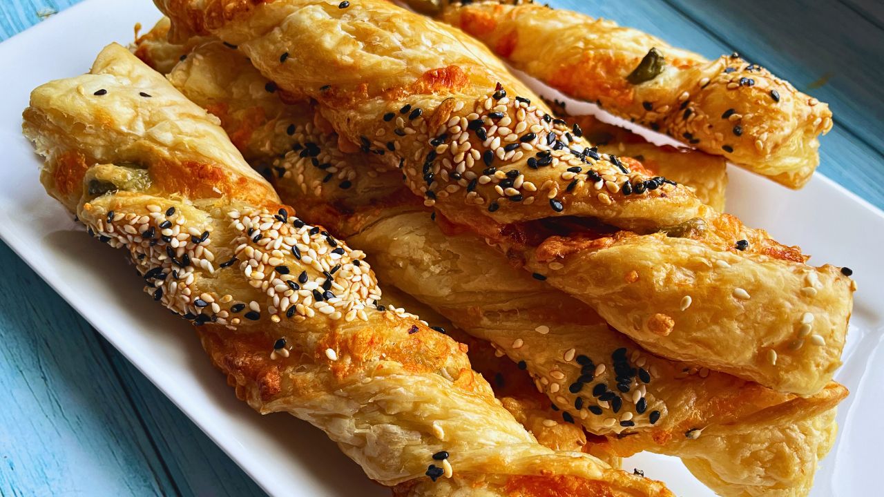 Savory Puff Pastry Twists