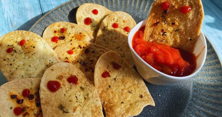 Spooky Halloween Ghost Chips With Tortilla