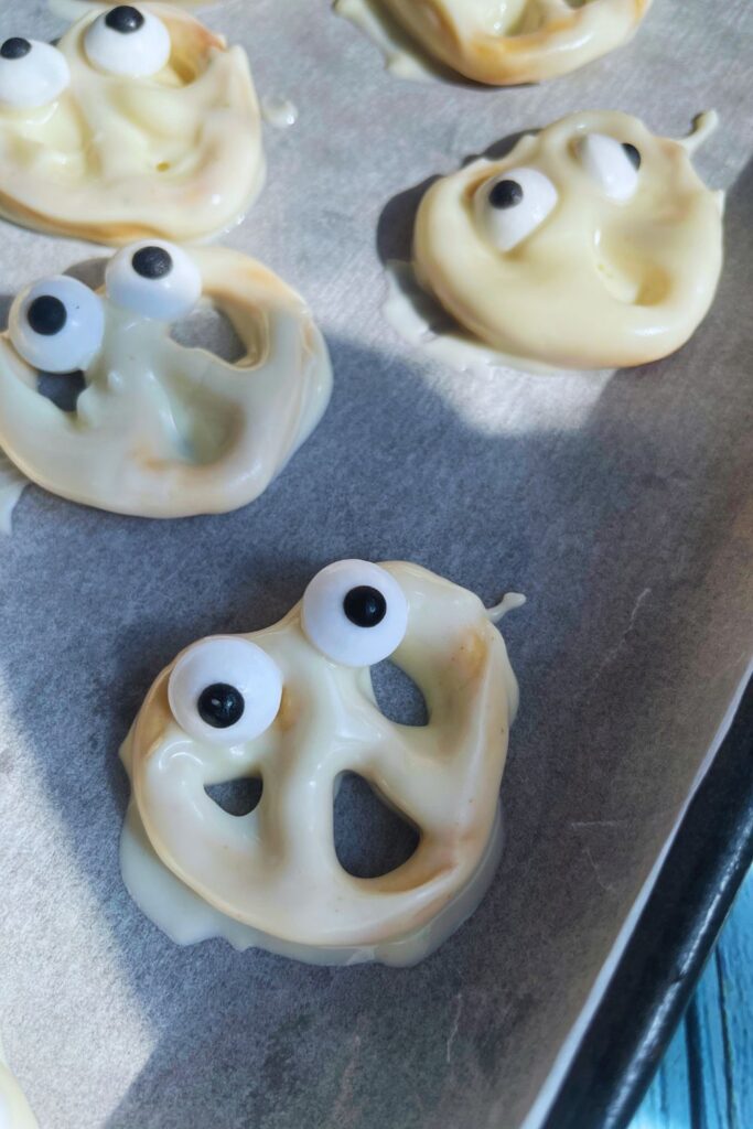 Halloween Treats Monster Pretzels