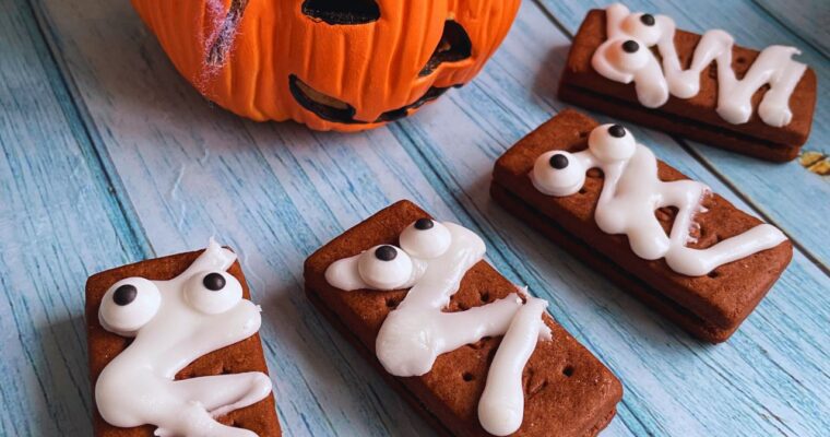 Halloween Mummy Biscuits