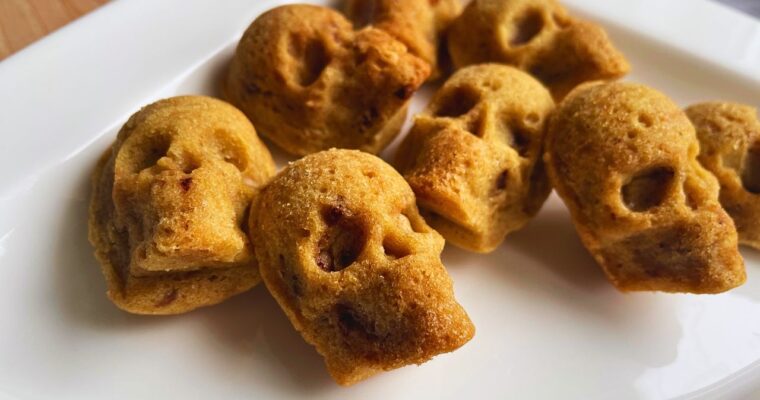 Halloween 3D Skull Cookies